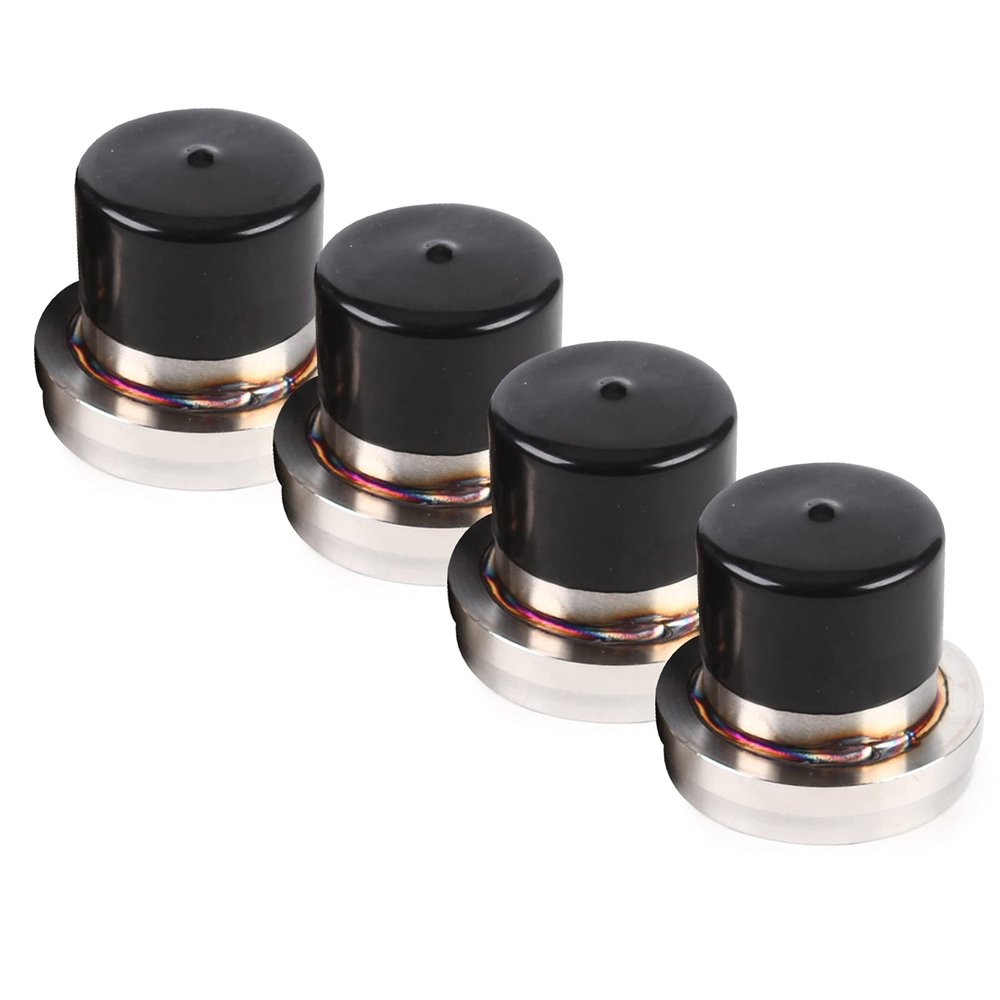 DUIBAII 4PCS 2.717" Stainless Steel Trailer Bearings Buddy,Trailer Bearing Cap,Trailer Wheel Bearing with Protective Grease