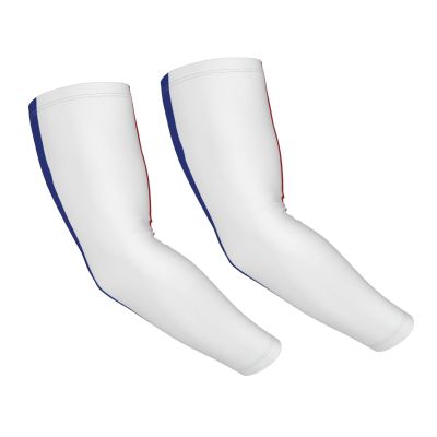 LVGOOKI Cute France Flag Arm Sleeves for Women Men Unisex Summer Sun Packable Cooling Arm Sleeves for Casual, Travels, Sports