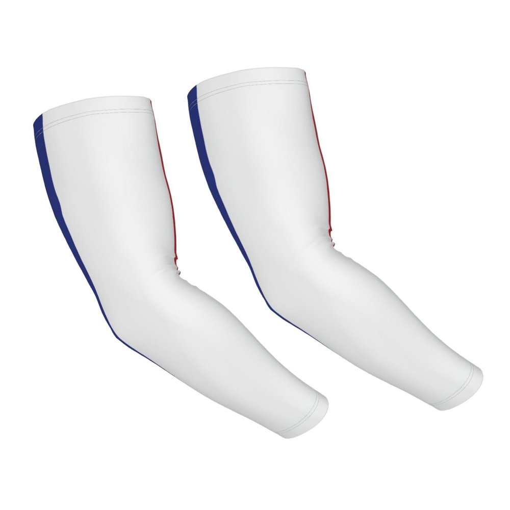 LVGOOKI Cute France Flag Arm Sleeves for Women Men Unisex Summer Sun Packable Cooling Arm Sleeves for Casual, Travels, Sports