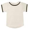 babyhealthy Kids Baseball Jersey Button Down Hip Hop Personalized Sport T Shirts Tops for Boys White view 3