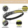 FLUEFOWL New LED Headlamp Rechargeable, 230 COB Super Bright Head Lights for Forehead, 6Mode Hard Hat Light for Adults, USB C Headband Flashlight for Work, Hiking, Running, Camping (10Pack) view 2