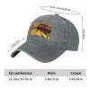 Baseball Cap Golf Dad Hat for Men Women Adjustable Baseball Hat African Grassland Animals Trucker Hat Cowboy Cap Gray view 2