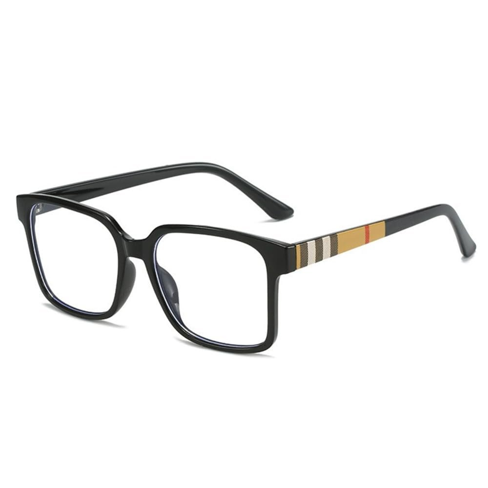 JRSMLF Women Glasses Frames For Female Male Retro Clear Lens Men Eyewe,1,One size