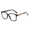 JRSMLF Women Glasses Frames For Female Male Retro Clear Lens Men Eyewe,1,One size view 1