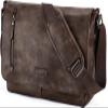 VX VONXURY Messenger Bag for Men, 14 Inch Laptop for Women,Small Canvas Leather Shoulder Bag for Work Bussiness view 1