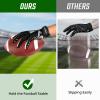 ATERCEL Football Gloves Men Football Receiver Gloves, Enhanced Performance and High Grip Rugby Glove for Adults and Youth view 3