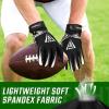 ATERCEL Football Gloves Men Football Receiver Gloves, Enhanced Performance and High Grip Rugby Glove for Adults and Youth view 4