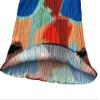 Pluto & Fox Women 2 Piece Pleated Beach Vacation Outfits Casual Sleeveless Crop Tops High Waisted Maxi Skirt Sets(US, Alpha, X-Large, Regular, Regular, colorful 1) view 2