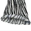 Pluto & Fox Women 2 Piece Pleated Beach Vacation Outfits Casual Sleeveless Crop Tops High Waisted Maxi Skirt Sets(US, Alpha, X-Large, Regular, Regular, Zebra Print) view 2