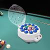 BANLICALI Pool Ball Cleaner 180W Automatic Billiard Ball Cleaner and Polisher, Cleanable 16 Billiards, Pool Ball Polisher Machine with 400ML Cleaning Fluid for Billiard Rooms Clubs White 110V view 1