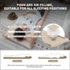 Naturehike 4"/10cm Ultra Thick Foam Self Inflating Sleeping Pad, R9.5 Patchwork Sleeping Mats with 75D Fabric, 4 Seasons Air Mattress for Camping, Travel, Car, Tent, Cot, Hiking view 4