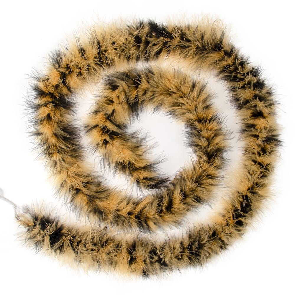 FEARAFTS 30 Gram Marabou Feather Boa for Crafts Women Party Dress up Christmas Tree Decoration 72"