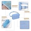 Belt bag Fanny pack crossbody bags for women Everywhere belt bag (Light blue) view 3
