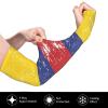 ASYG Cute Funny Colombia Flag Arm Sleeves Cooling Sun Protection Sports Arm Sleeves for Men and Women view 3