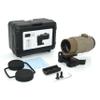 Tactical G45X Magnifier Scope with Switch to Side Quick Detachable QD Mount,5X Holographic Sight Multiplier Mirror, for 551 552 553 558 Holographic Reflex Red Dot Sights, Outdoor Apply, Tan view 3