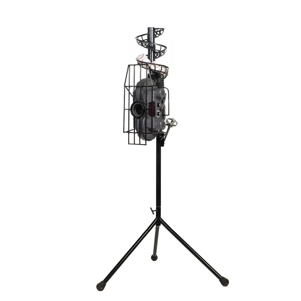 Furlihong 636BH Upgraded Dual-Wheel Baseball Pitching Machine, Adjustable Angle, Speed, and Interval, 40-68 MPH, Ideal for Professional Players and Coaches Training