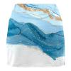 NineFit Basics Skorts for Women with Pockets Plus Size Athletic Gym Workout Skirt Tummy Control Running Tennis Golf Workout Shorts, Large view 3