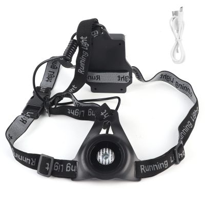 Hyuduo Jogging Light Night Running Lights LED Chest Back Safety Warning Light Outdoor IP44 Lamp USB Rechargeable for Hands Flashlights