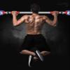 Pull-Up Bars Fitness Steel Horizontal Bar, Wall-mounted Pull-up Training Bar For Screw-free Installation, Load 250kg, 108-140CM view 2
