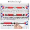Pull-Up Bars Fitness Steel Horizontal Bar, Wall-mounted Pull-up Training Bar For Screw-free Installation, Load 250kg, 108-140CM view 3