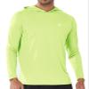 NORTHYARD Men's UPF 50+ Hoodie Shirts Long Sleeve Sun Protection Fishing Swim Beach UV SPF Rash Guard Quick Dry Lightweight LEMONYELLOW XL view 1