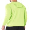 NORTHYARD Men's UPF 50+ Hoodie Shirts Long Sleeve Sun Protection Fishing Swim Beach UV SPF Rash Guard Quick Dry Lightweight LEMONYELLOW XL view 2