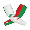 LVGOOKI Cute Italia Flag Italy Italian Flag Arm Sleeves Sports Sun Cooling Arm Sleeve for Women Men Cycling, Hiking view 2