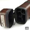 Merichealy Pool Cue Case Billiard Cue Bag 5 Hole Billiard Rod Storage Pack,Portable Storage Bag Billiard Cue Cover,Hold 2 Butts 3 Rods,for Indoor Entertainment Accessories-Brown||90cm view 2