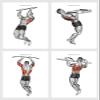 Pull-Up Bars Wall-mounted Horizontal Bar, Pull-up Fitness Bar With Drawstring, Multifunctional Strength Training Equipment, Safe Load 400KG view 4