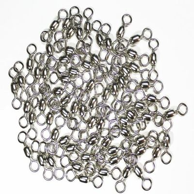 Barrel Bearing with Solid Ring Swivel Solid Fishing Connector Size:5# - Length : 15mm -50 Pcs
