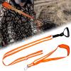 CROSSHIP Deer Drag Harness Hunting Gear, Heavy Duty Safe Reflective Drag Rope Deer Pulling Harness, with Adjustable Shoulder Strap & Non-Slip Handle, Quick & Easy Prey Transport Hunting