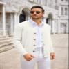 COOFANDY Men's Cardigan Sweater Long Sleeve Casual V Neck Button Down Knitted Sweater with Pockets Ivory view 4