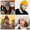 ZOORON Beanie for Men Women Warm Winter Hats Acrylic Knit Cuffed Beanie Cap Unisex view 2