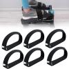 6pcs Adjustable Pedal Straps for Ellipse Leg Exerciser Machine, Feet Pedal Strap Under The Desk Leg Training Exerciser Fitness Strap Home Office Sports Accessories for Fit Foot Prevent Slipping view 1