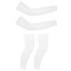 GREUS Kids Sun Protection Cooling Arm & Leg Sleeves Set, Ice Silk Arm Guards Leg Covers for Boys Girls Cycling, Outdoor Sports view 1