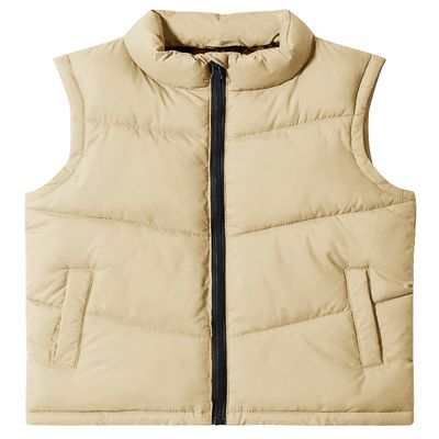 Meikulo Boys Zip Up Puffer Vest Kids Stand Collar Quilted Gilet Sleeveless Jackets Outwear with Pockets