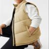 Meikulo Boys Zip Up Puffer Vest Kids Stand Collar Quilted Gilet Sleeveless Jackets Outwear with Pockets view 4