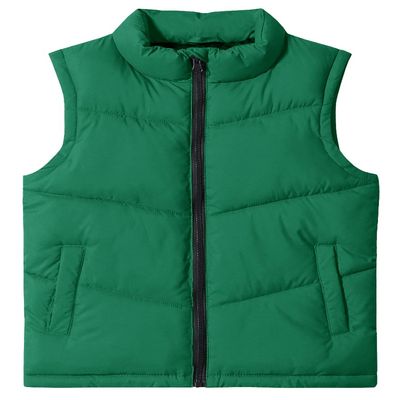 Meikulo Boys Zip Up Puffer Vest Kids Stand Collar Quilted Gilet Sleeveless Jackets Outwear with Pockets