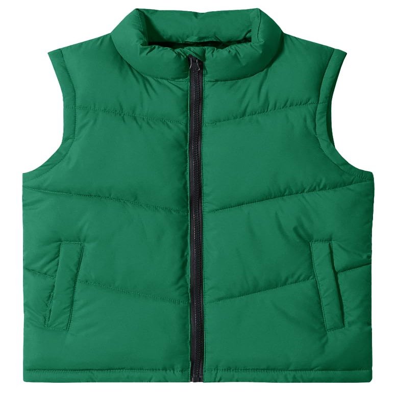Meikulo Boys Zip Up Puffer Vest Kids Stand Collar Quilted Gilet Sleeveless Jackets Outwear with Pockets