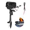 JAYGOVAN 5HP Electric Outboard Trolling Motor Boat 48V 1200W Electric Boat Motor 3307LBS Thrust Transom Mounted Saltwater Electric Trolling Motor with 180  Rotatable Bracket, 3000rpm, Short Shaft view 1
