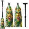 Z&J SPORT Adjustable Dragon Boat Paddle, IDBF Approved Carbon Fiber Paddle, Dragon Graphic Paddle with Adjuster for Dragon Boat Race with Adjustable T Handle (LON07) view 1