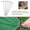 Tent Footprint + Pop Up Tent, Waterproof 4 Person Camping Tent & Tent Ground Cloth Family Camping Tents Ground Sheet Mat with 6 Tent Stakes view 3