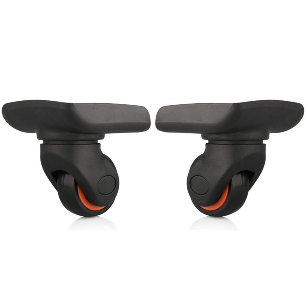CETEOR Luggage Wheels, (Set of a Pair) 360 Degree Swivel Front Mute Repair Replacement Luggage Wheel Suitcase Wheels Parts Spinner