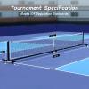 A11N SPORTS Aluminum Tournament Pickleball Net with Tension Lock System & Built-in Wheels - Conform with IFP Regulations view 2