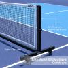 A11N SPORTS Aluminum Tournament Pickleball Net with Tension Lock System & Built-in Wheels - Conform with IFP Regulations view 4