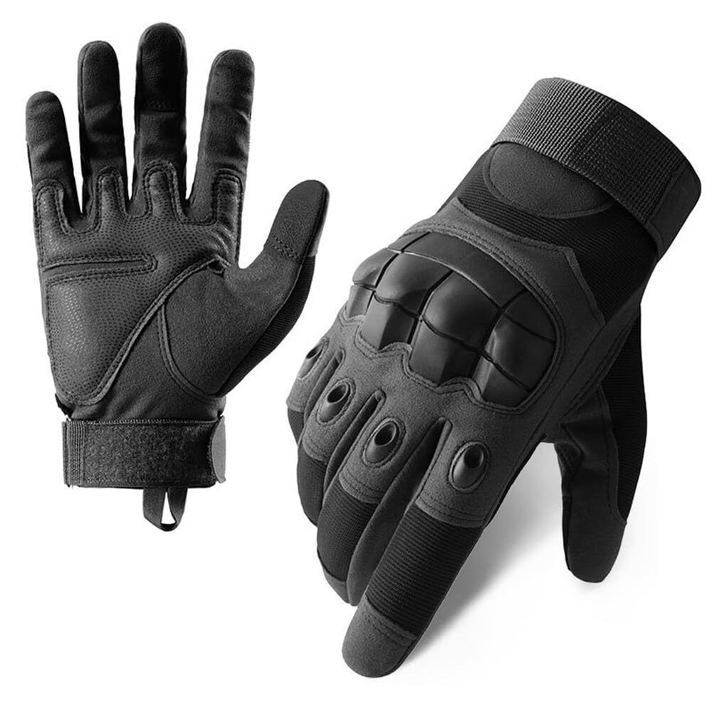 EUBUY Gloves for Men Touchscreen Work Gloves with Knuckle Protection for Outdoor Work Sports Motorcycle Cycling Paintball Hiking Climbing