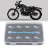 BONKZEBU Motorcycle Spoke Wrench Spoke Spanner Tool CNC Handle Durable Portable for Most Motorbikes Motorcycles Dirt Bike Cruiser Red Blue Color Option view 1