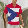Hawaiian Shirt Classic Trend Shirt Mens Puerto Rico Flag Short Sleeve Casual Beach Shirts 2XL view 2