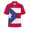 Hawaiian Shirt Classic Trend Shirt Mens Puerto Rico Flag Short Sleeve Casual Beach Shirts 2XL view 4