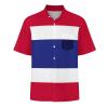 Adugen Origei Hawaiian Shirt Thailand Flag Short Sleeve Shirts Men Print Short Sleeve Shirts Men Plus Size XS view 4